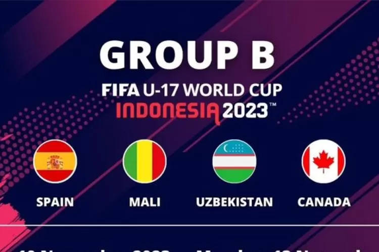 Jadwal Lengkap Grup B Piala Dunia U17 2023, Spanyol Satu-satunya Tim ...