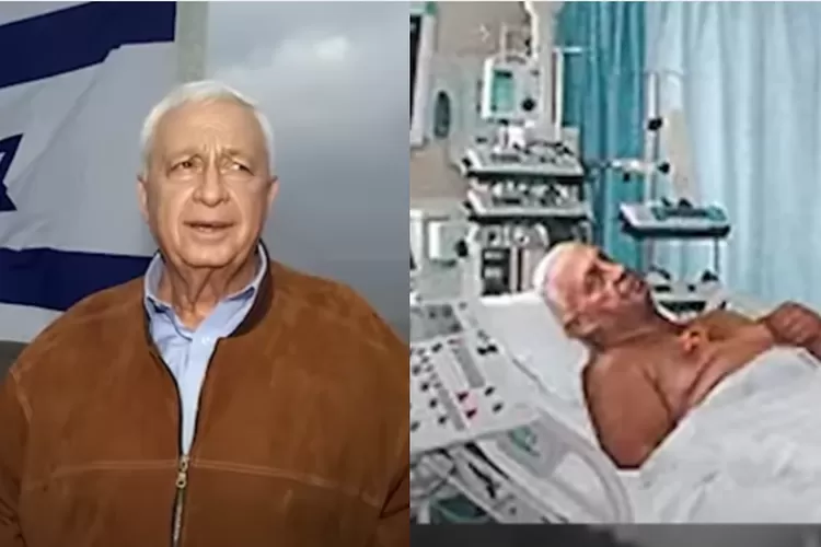 Ariel Sharon mantan PM Isarel dan akhir hayatnya yang tragis (Kolase foto YouTube Jazirah Ilmu)