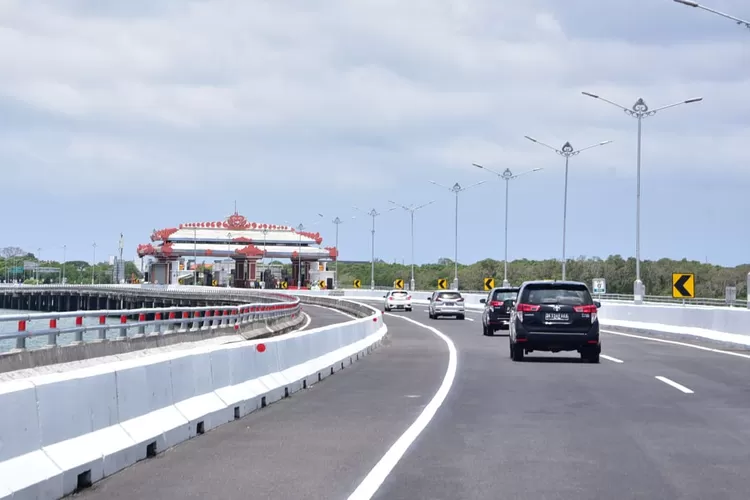 Ilustrasi jalan tol Bali-Mandara yang akan menggunakan sistem MLFF (pu.go.id)