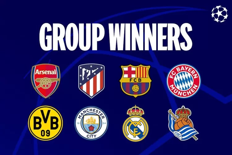 Daftar Tim Yang Lolos Ke Babak 16 Besar Liga Champions 2023-2024 ...