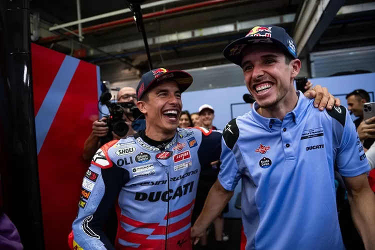 Marc Marquez luapkan kemenangannya di MotoGP Spanyol (Ist)