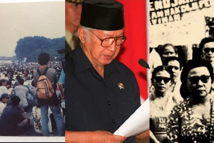 Selain masiswa ,Pasukan Ibu-Ibu punya andil menggulingkan rezim Orde Baru milik Soeharto
