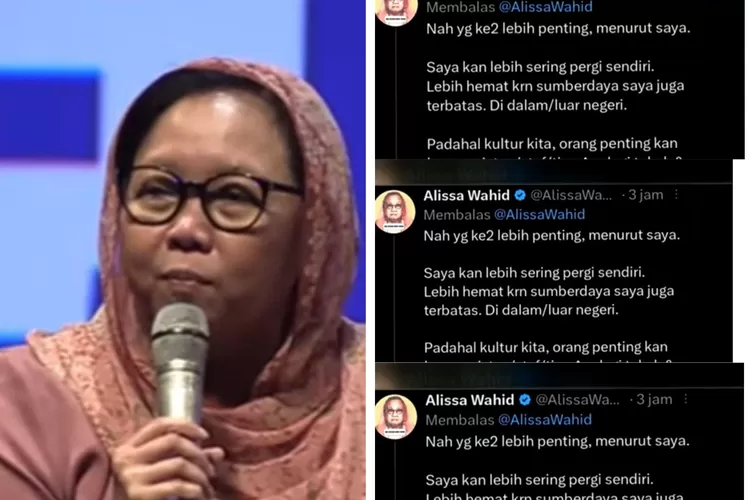 Dikira TKW! Koper Alissa Wahid Diacak-acak Petugas Bea Cukai, Ternyata ...