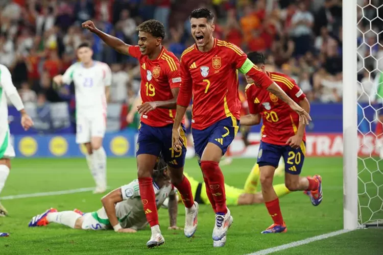 Euro 2024 Spanyol Menang Atas Italia Gol Bunuh Diri Calafiori