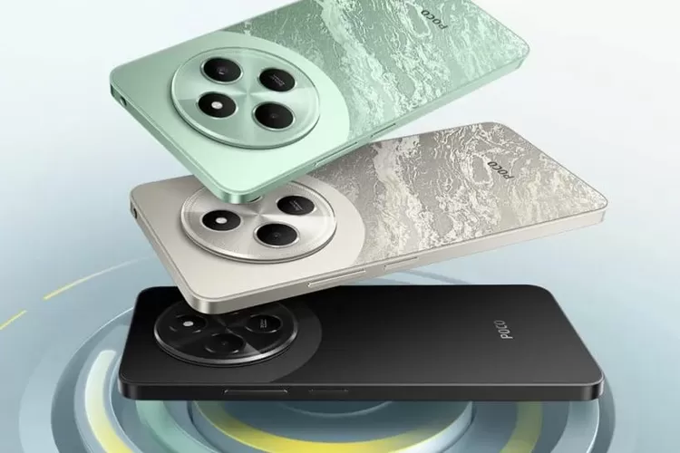 Poco C75 tampil stylish dengan layar besar dan harga terjangkau, siap memikat pengguna entry-level. (Poco / HukamaNews.com)