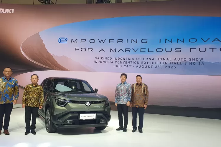 Suzuki eVitara mejeng di GIIAS 2025 (Farhan/Hops)