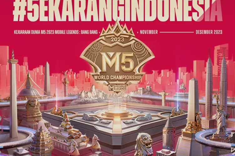 Ilustrasi jadwal lengkap M5 World Championship 2023. (@mpl.id.official)