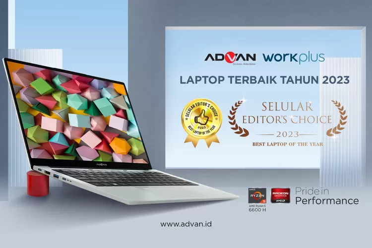 Dua laptop Advan mendapatkan penghargaan  (Istimewa )