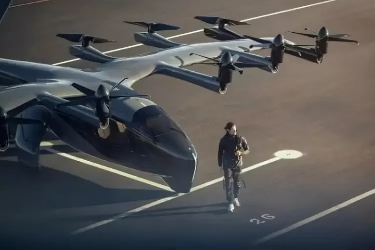 Layanan taksi terbang di langit IKN segera di uji coba.  (portal.humas.polri.go.id)