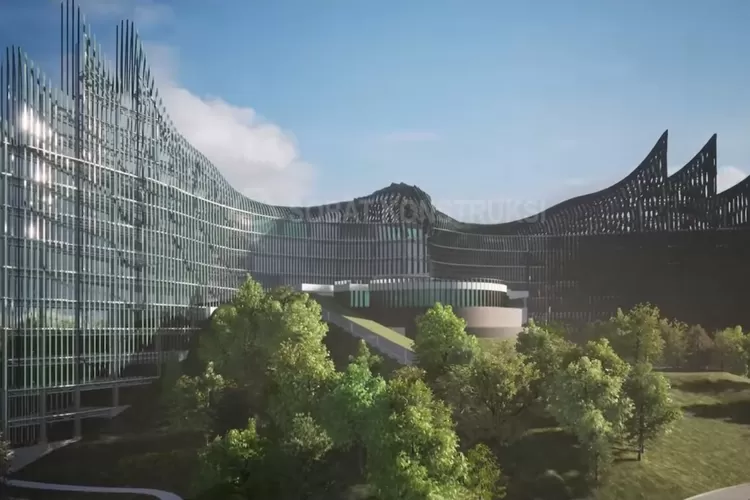 Pemasangan Bilah Garuda Telah Rampung, Presiden Jokowi Tinggal Menunggu Lampu Hijau Untuk Ngantor di IKN (Sobat Konstruksi)