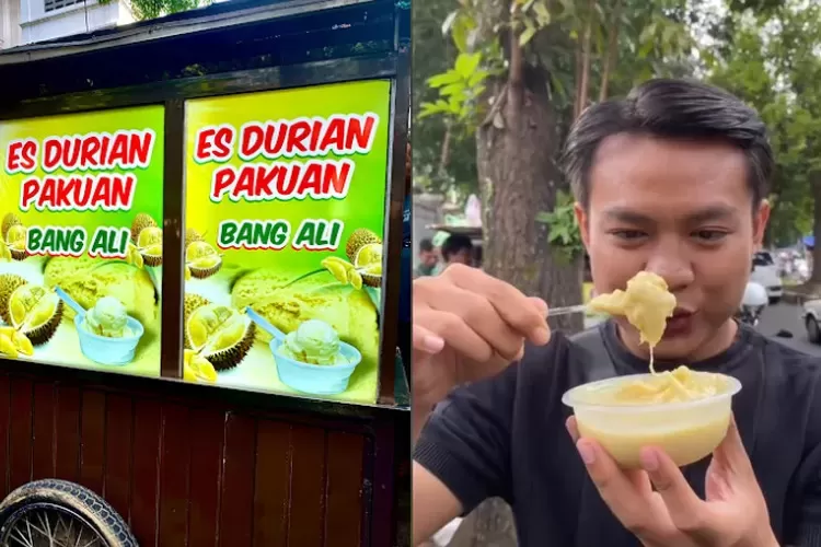 Es Durian Pakuan, Spot Berburu Es Durian Viral di Bogor Ini Bisa Ludes Sampai 500 Porsi Loh!