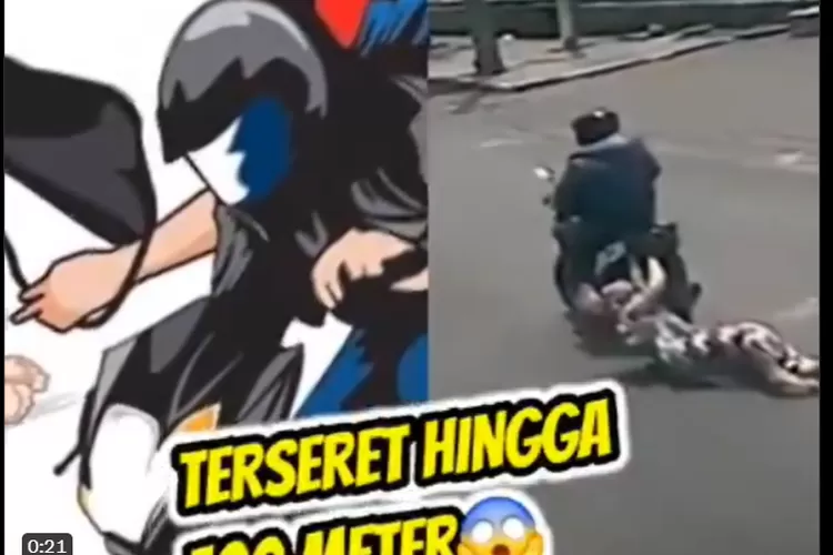 Viral! Aksi Jambret di Bantar Kemang Bogor Timur, Korban Sampai Jatuh dan Terseret Sejauh 100 Meter