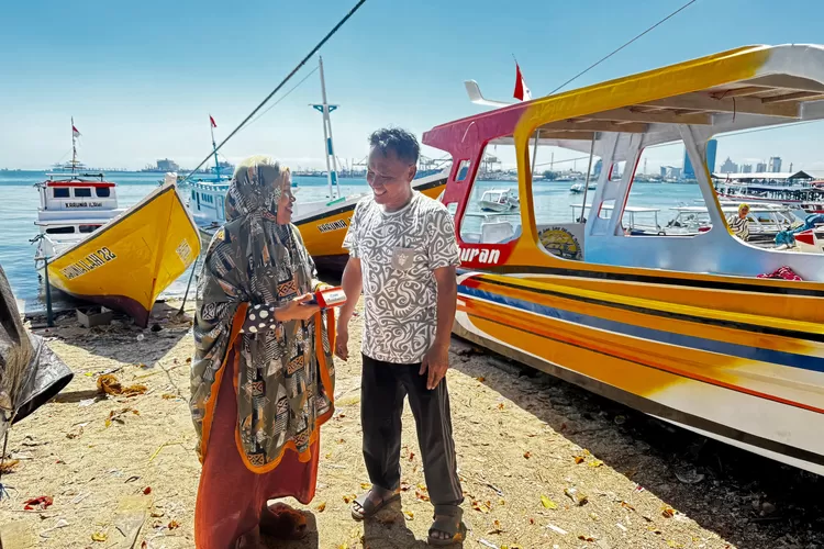Mariyati Daeng Ngintang, AgenBRILink dari Pulau Lae-lae yang Bantu Nelayan
