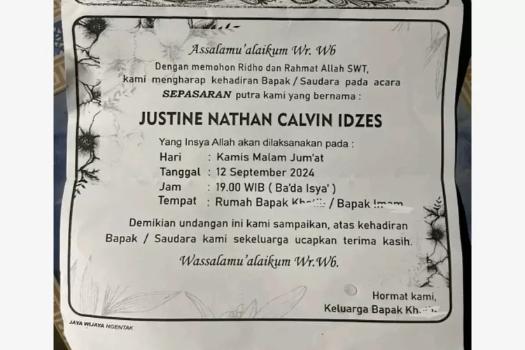 Viral, Bayi Ini Diberi Nama Gabungan 4 Pesepak Bola Timnas Indonesia, Warganet: Panggilannya Garuda Calling (TikTok @masbebekkk)