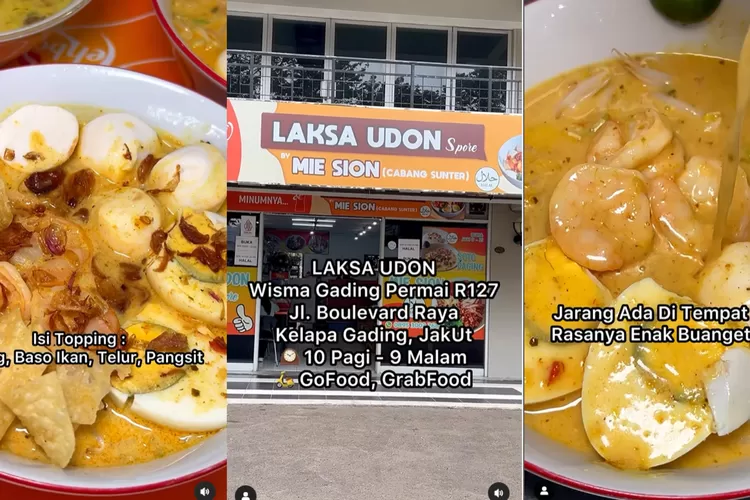 Laksa Udon, Hidden Gem Kuliner Jakarta Utara. (instagram.com/@kulinersamaagam)