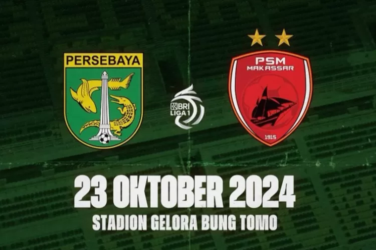 Jadwal Siaran Langsung dan Live Streaming Persebaya vs PSM Makassar 23 Oktober 2024, Misi Bajul Ijo Rebut Puncak Klasmen Liga 1 (@officialpersebaya)