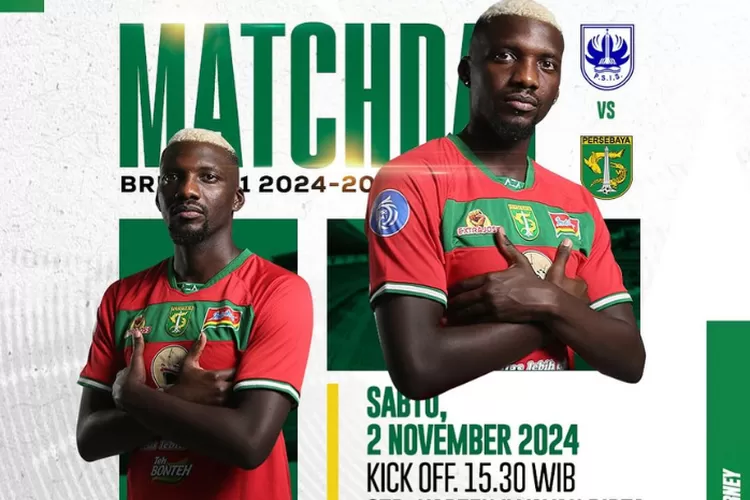 Prediksi Susunan Pemain PSIS vs Persebaya 2 November 2024, Ernando dan Malik Risaldi Absen