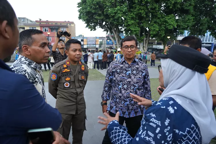 Mantap! Pemkot Bogor Uji Coba Night Market di Alun-alun