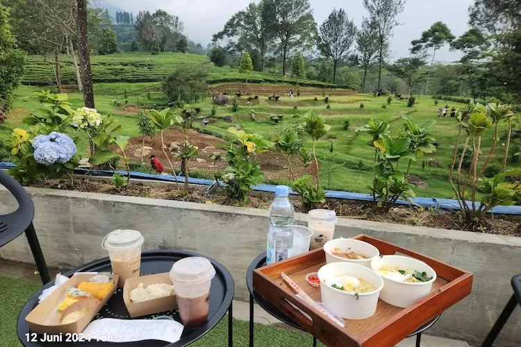 Kentring Manik: Cafe Viral dengan Pemandangan Kebun Teh di Puncak Bogor yang Bikin Betah Nongkrong!