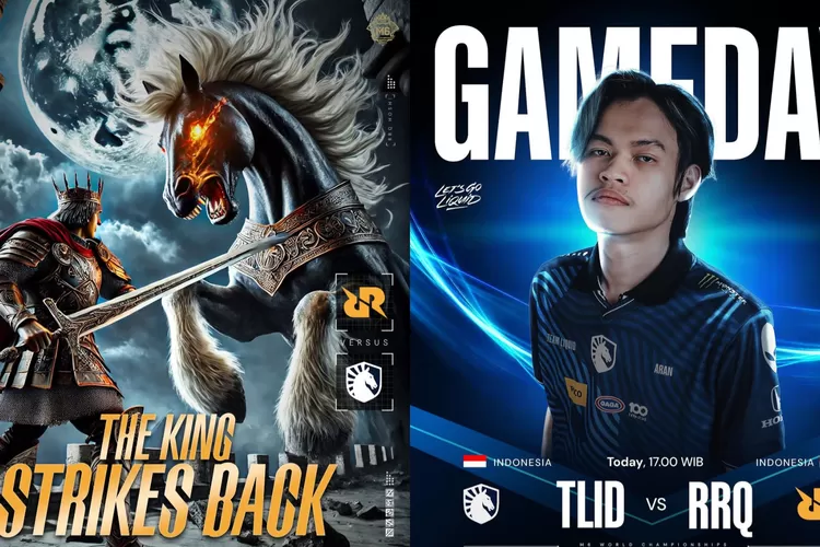 Jadwal Semifinal Upper Bracket Kejuaraan Dunia M6 Mobile Legends Hari Ini (instagram.com/@teamliquid.id/@teamrrq)