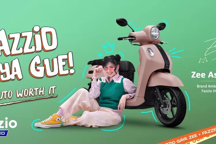 Zee Jatuh Hati pada Fazzio Hybrid, Skutik Stylish yang Jadi Primadonanya!