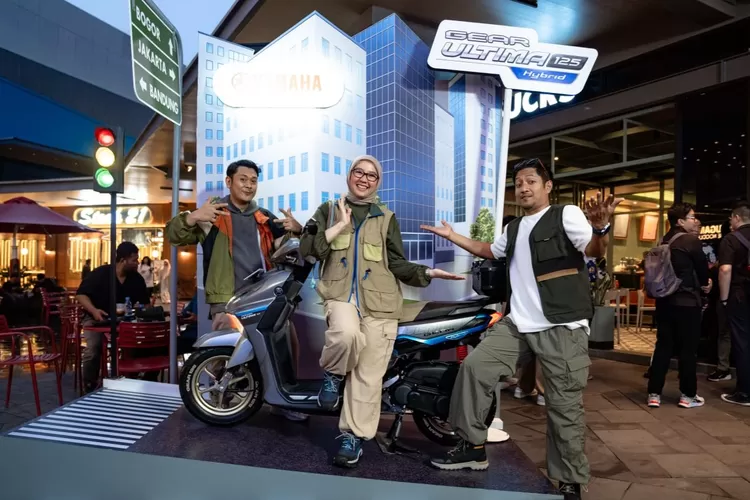 Yamaha GEAR ULTIMA, Skutik Hybrid 125cc dengan Teknologi Canggih dan Desain Trendy