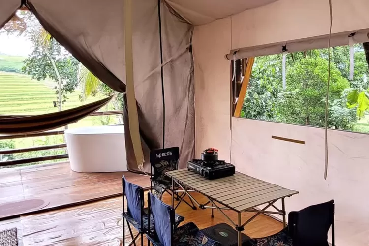 Nulam Campsite, Salah Satu Rekomendasi Tempat Staycation di Bogor dengan Nuansa Ubud. (Instagram.com/@ayogoingchannel)