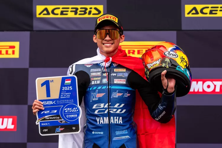 Debut Kemenangan Arai Agaska di Hungaria, Strategi Baru Berbuah Podium Pertama