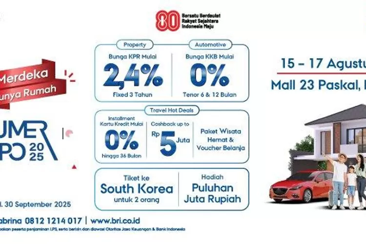 Nikmati kolaborasi promo di BRI Consumer Expo 2025