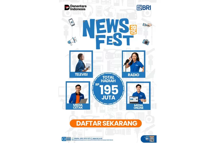 BRI Fellowship Journalism 2026 Dibuka Lewat News Fest 2025 di HUT ke-130