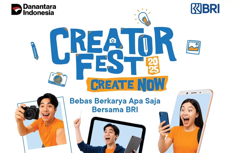 Generasi Kreatif Siap-Siap! BRI Gelar Creator Fest 2025 dengan Hadiah Fantastis