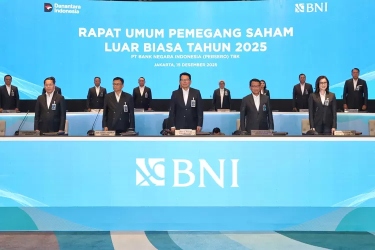 BNI menggelar RUPSLB guna memperkuat tata kelola dan transformasi, sekaligus memastikan kesiapan Perseroan menghadapi 2026.
