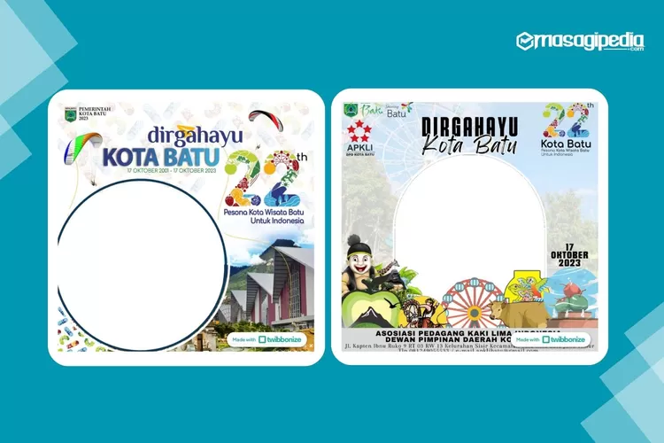 Keren Twibbon Hari Jadi Kota Batu Ke Tahun Yuk Download Gratis Melalui Link Ini