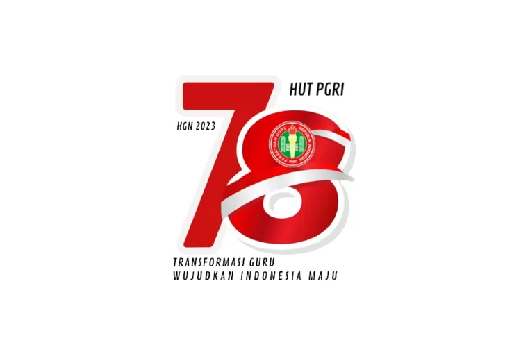 Download Logo Resmi Hut Pgri Ke 78 Png Dan Jpeg Kualitas Hd Lengkap Dengan Temanya Tahun Ini 0522