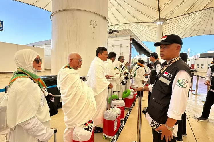 Ilustrasi jemaah haji Indonesia. (Kemenag)