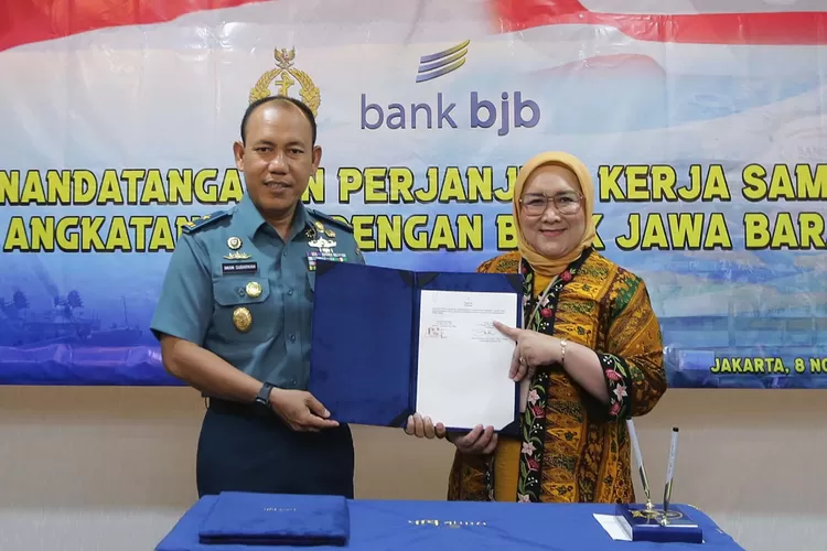 Perkuat Sinergitas, bank bjb Tandatangani PKS Dengan TNI AL