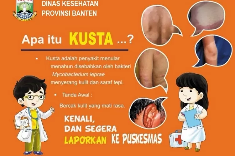 Grafis Penyakit Kusta (Foto: Grafis Dinas Kesehatan Provinsi Banten)