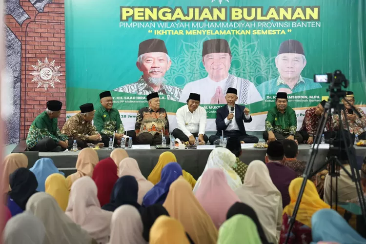 Pengajian Bulanan PW Muhammadiyah Banten. Foto: TOPMEDIA / Biro Adpim Banten