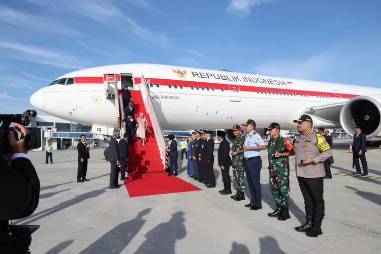 kedatangan Wapres RI, KH Maruf Amnin di Bandara Soetta. Foto: TOPMEDIA / Biro Adpim Banten
