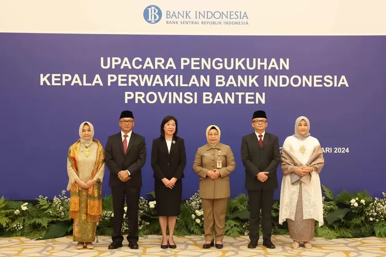 Pengukuhan Ketua KPw Bank Indonesia Provinsi Banten. Foto: TOPMEDIA / Biro Adpim Banten