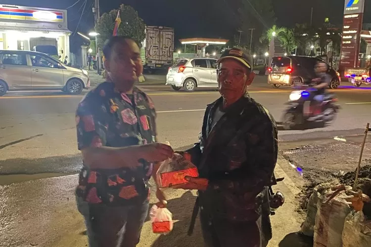 Polres Serang menggelar patroli kring serse. Foto: TOPMEDIA / Yono