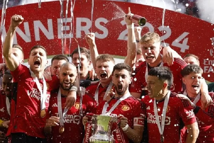 Manchester United Juara Piala FA 2023/2024 (Topmedia.co.id / Istimewa)