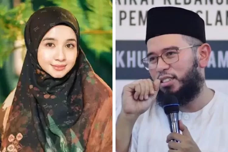 Laudya Cynthia Bella menjadi istri ketiga dari Ustaz Muhammad Nuzul Dzikri. HOAX (Topmedia.co.id / Istimewa)
