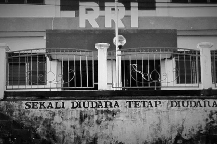 Penampakan kantor Radio Hoso Kyuko kemudian menjadi RRI (Radio Republik Indonesia) (Topmedia.co.id / Istimewa)