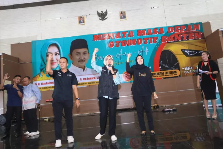 Deklarasi dukungan komunitas otomotif dihadiri langsung oleh Airin di Kabupaten Serang (TOPMedia.co.id / Istimewa)