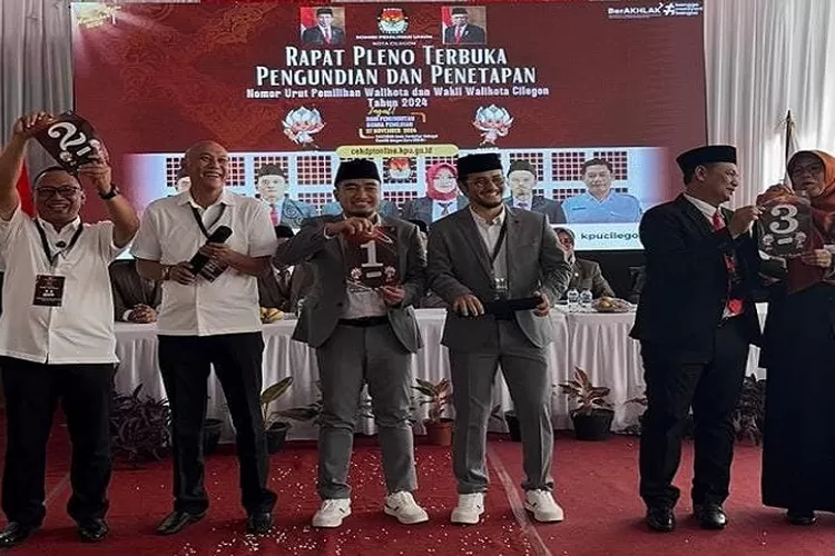 3 Pasangan Calon Wali Kota dan Wakil Wali Kota Cilegon. (TOPmedia/Firasat Nikmatullah)