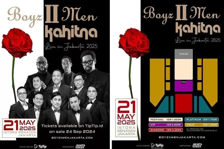 Boyz II Men dan Kahitna Akan Gelar Konser di Istora Senayan (TOPMedia.co.id / Istimewa)