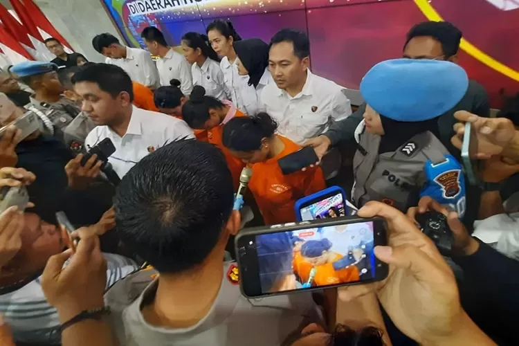 Salah satu pelaku penculikan dan pembunuhan balita di Ciwedus, Kota Cilegon. (TOPmedia/Firasat Nikmatullah)