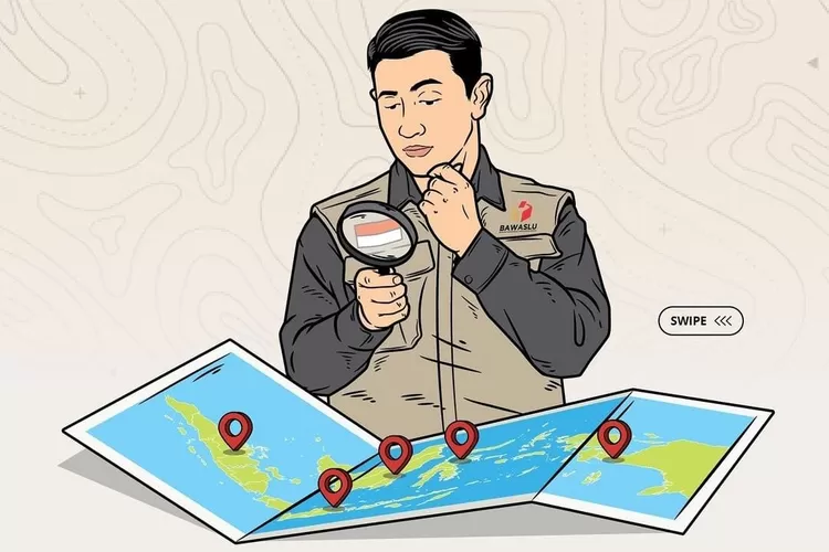 Ilustrasi Bawaslu lakukan pengawasan. (Foto: Instagram @bawasluri)