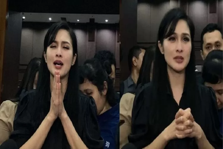 Potret Sandra Dewi saat menjadi saksi persidangan (TOPmedia.co.id / Istimewa)